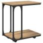 Preview: Beistelltisch Artisan-Eiche 50 x 35 x 55.5 cm Holzwerkstoff