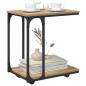Preview: Beistelltisch Artisan-Eiche 50 x 35 x 55.5 cm Holzwerkstoff