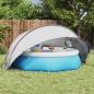 Preview: ARDEBO.de - Pool-Dome Grau und Orange 336 x 322 x 160 cm
