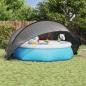 Preview: ARDEBO.de - Pool-Dome Schwarz 405 x 405 x 192 cm
