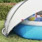 Preview: Pool-Dome Grau und Orange 430 x 430 x 210 cm