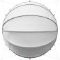 Preview: Pool-Dome Grau und Orange 472 x 460 x 229 cm