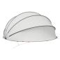 Preview: Pool-Dome Grau und Orange 500 x 500 x 236 cm