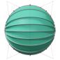 Preview: Pool-Dome Blau 592 x 590 x 275 cm