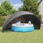 Preview: ARDEBO.de - Pool-Dome Schwarz 592 x 590 x 275 cm