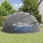 Preview: Pool-Dome Schwarz 592 x 590 x 275 cm