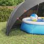 Preview: Pool-Dome Schwarz 592 x 590 x 275 cm