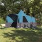 Preview: ARDEBO.de - Teepee Zelt mit Dach mit Speicher Blau 720 x 465 x 295 cm