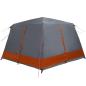 Preview: Hütten-Zelt mit Dach Grau und Orange 400 x 350 x 212 cm