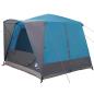 Preview: Hütten-Zelt mit Dach Blau und Grau 333 x 317 x 194 cm