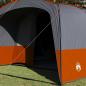 Preview: ARDEBO.de - Familienzelt mit Dach Grau und Orange 760 x 645 x 230 cm