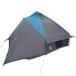 Preview: ARDEBO.de - Teepee Zelt mit Dach Blau und Grau 490 x 410 x 210 cm