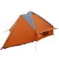 Preview: ARDEBO.de - Teepee Zelt mit Dach Grau und Orange 490 x 410 x 210 cm