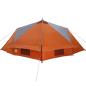 Preview: Teepee Zelt mit Dach Grau und Orange 490 x 410 x 210 cm