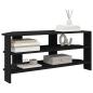 Preview: EckTVSchrank Schwarz 102x40,5x45cm Holzwerkstoff