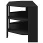 Preview: EckTVSchrank Schwarz 102x40,5x45cm Holzwerkstoff
