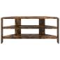 Preview: EckTVSchrank Geräucherte Eiche 102x40,5x45cm Holzwerkstoff