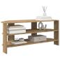 Preview: ARDEBO.de - EckTVSchrank Artisan-Eiche 102x40,5x45cm Holzwerkstoff