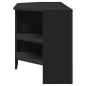 Preview: EckTVSchrank Schwarz 102x40,5x45cm Holzwerkstoff