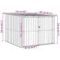 Preview: Fahrradspeicher 3 pcs Braun 216 x 207 x 158 cm Metall