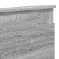 Preview: Bettrahmen Graues Sonoma 200 x 200 cm Massives Kiefernholz