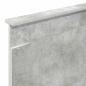Preview: Bettrahmen Beton Grau 100 x 200 cm Massives Kiefernholz