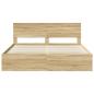 Preview: Bettrahmen Sonoma 180 x 200 cm Massives Kiefernholz