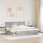 Preview: Bettrahmen Graues Sonoma 180 x 200 cm Massives Kiefernholz