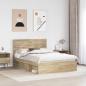 Preview: ARDEBO.de - Bettrahmen Sonoma 140 x 190 cm Massives Kiefernholz