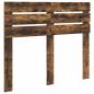 Preview: Bettrahmen Geräucherte Eiche 120 x 190 cm Massives Kiefernholz
