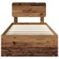 Preview: Bettrahmen Altholz 100 x 200 cm Massives Kiefernholz