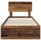 Preview: Bettrahmen mit Kopfteil Altholz 90 x 200 cm Holzwerkstoff