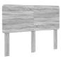 Preview: Bettrahmen Graues Sonoma 140 x 190 cm Holzwerkstoff