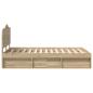 Preview: Bettrahmen Sonoma 120 x 200 cm Massives Kiefernholz