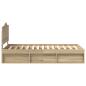 Preview: ARDEBO.de - Bettrahmen Sonoma 100 x 200 cm Massives Kiefernholz
