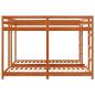 Preview: Etagenbett Wachsbraun 200 x 200 cm Massives Kiefernholz