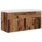 Preview: Badezimmerschrank Altholz 100 x 38,5 x 46 cm Holzwerkstoff