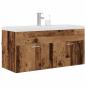 Preview: Badezimmerschrank Altholz 100 x 38,5 x 46 cm Holzwerkstoff