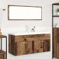 Preview: Badezimmerschrank Altholz 100 x 38,5 x 46 cm Holzwerkstoff