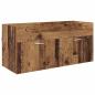 Preview: Badezimmerschrank Altholz 100 x 38,5 x 46 cm Holzwerkstoff