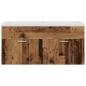 Preview: Badezimmerschrank Altholz 100 x 38,5 x 46 cm Holzwerkstoff