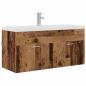 Preview: Badezimmerschrank Altholz 100 x 38,5 x 46 cm Holzwerkstoff
