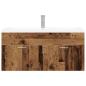 Preview: Badezimmerschrank Altholz 100 x 38,5 x 46 cm Holzwerkstoff