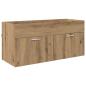 Preview: Badezimmerschrank Wandmontiert Artisan-Eiche 100 x 38,5 x 46 cm