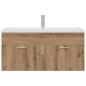Preview: Badezimmerschrank Wandmontiert Artisan-Eiche 100 x 38,5 x 46 cm
