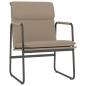 Preview: Loungesessel Cappuccino-Braun 55x64x80 cm Kunstleder