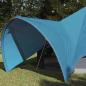 Preview: Teepee Zelt mit Dach Blau und Grau 600 x 600 x 347 cm