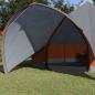 Preview: Teepee Zelt mit Dach Grau und Orange 600 x 600 x 347 cm