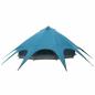 Preview: Teepee Zelt mit Dach Blau und Grau 600 x 600 x 347 cm