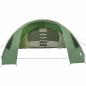 Preview: Tunnelzelt mit Dach Grün und Weiß 700 x 590 x 215 cm